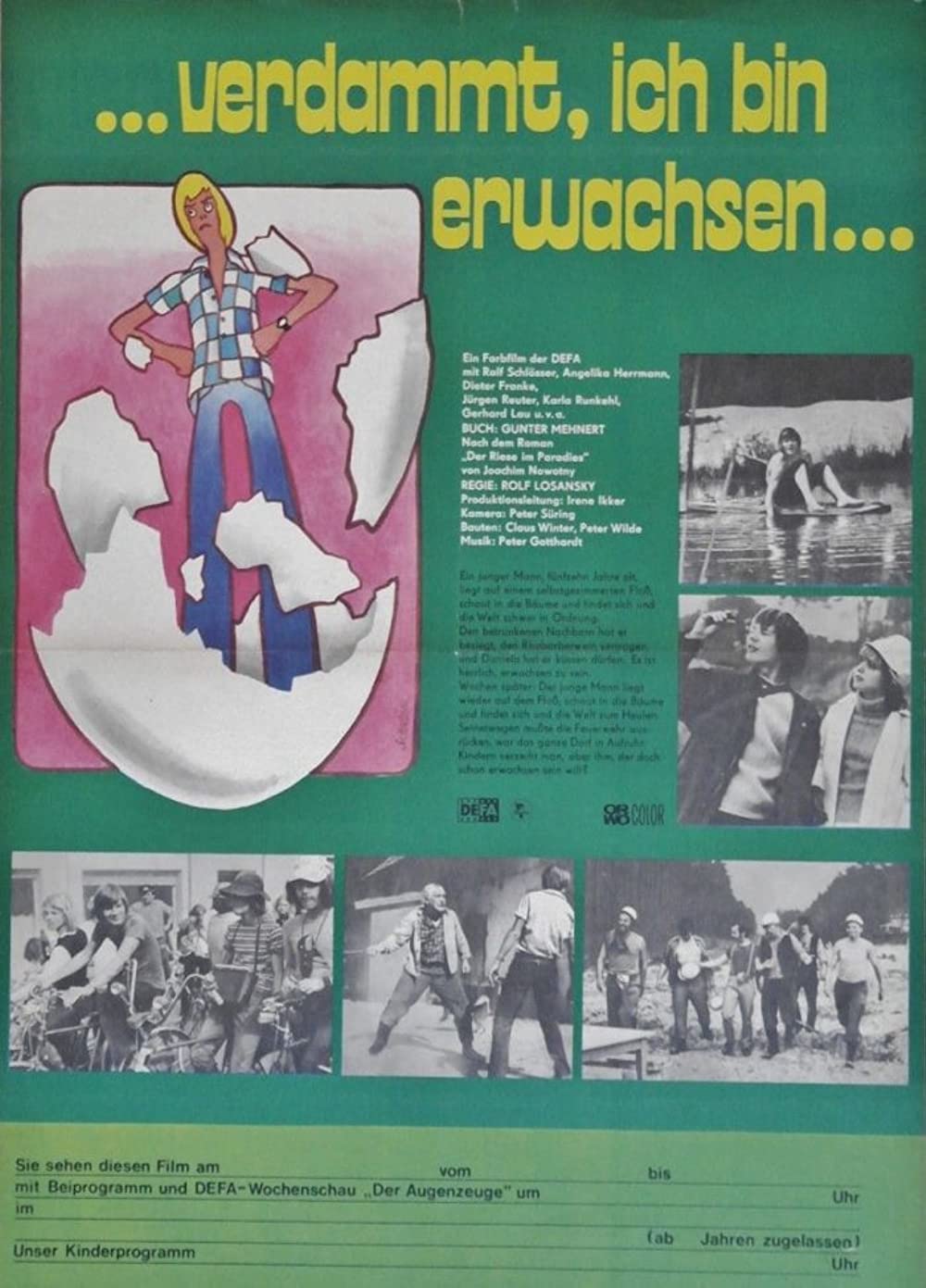 Filmbeschreibung zu ... verdammt, ich bin erwachsen