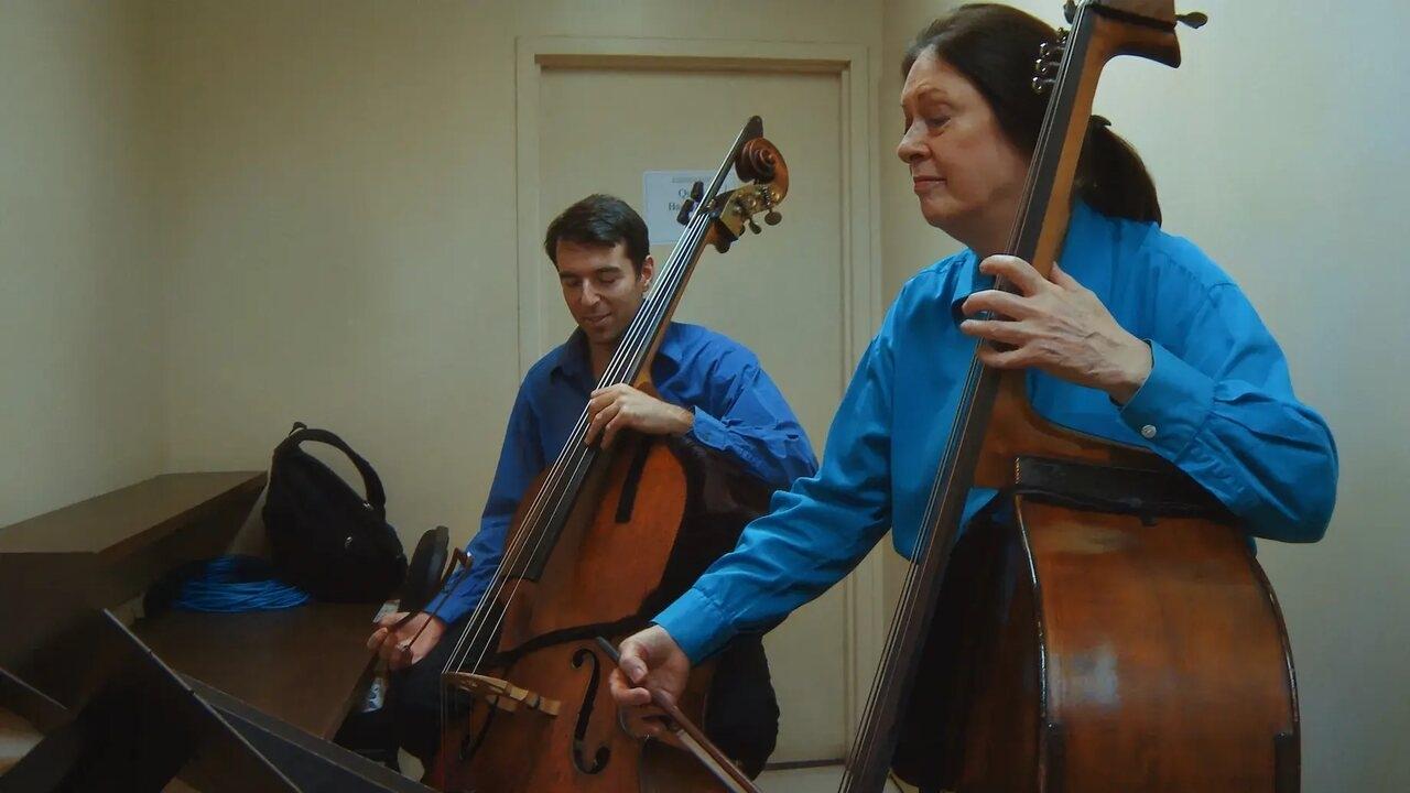 Die einzige Frau im Orchester