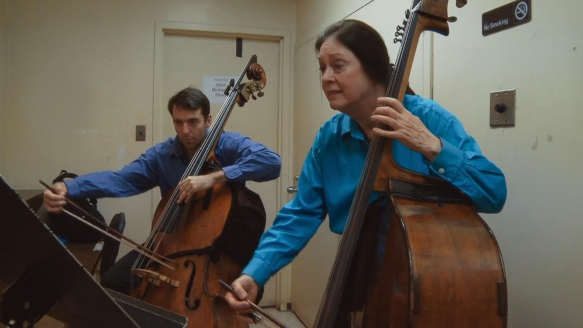 Die einzige Frau im Orchester