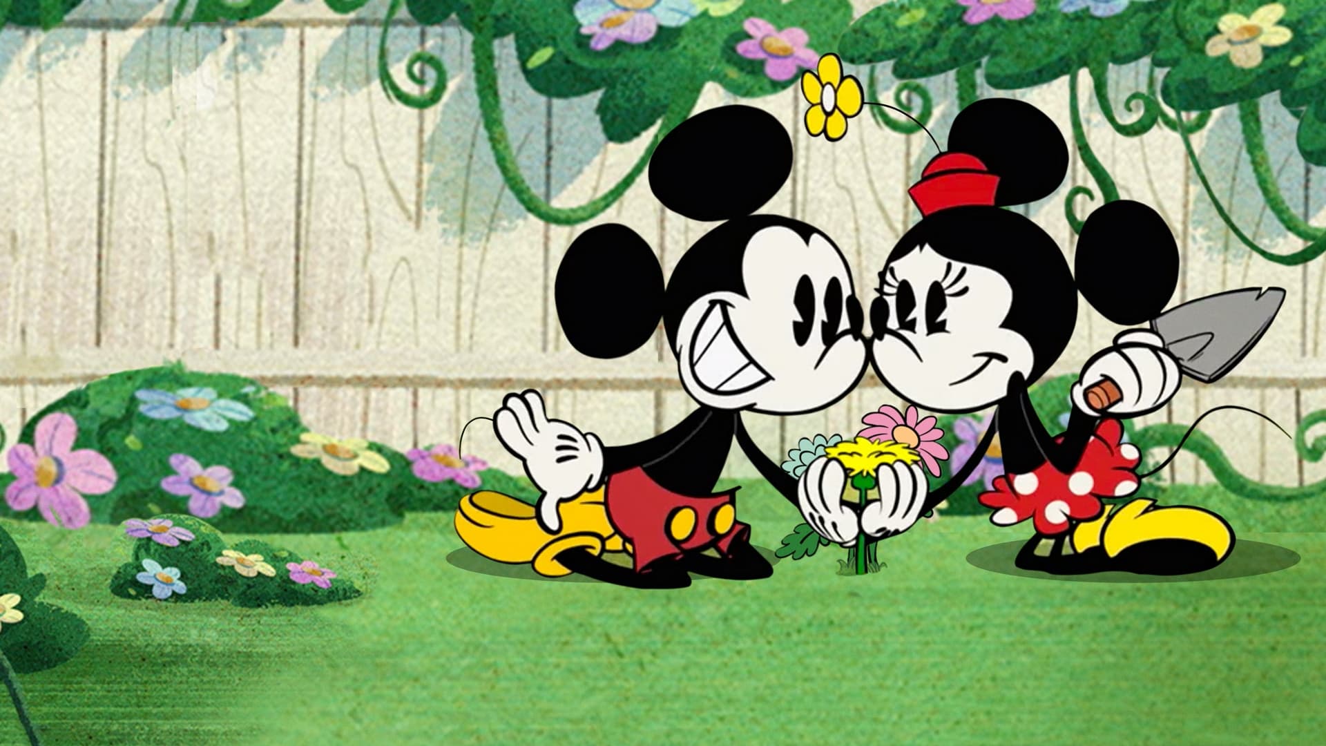 Ein wunderbarer Frühling mit Micky Maus