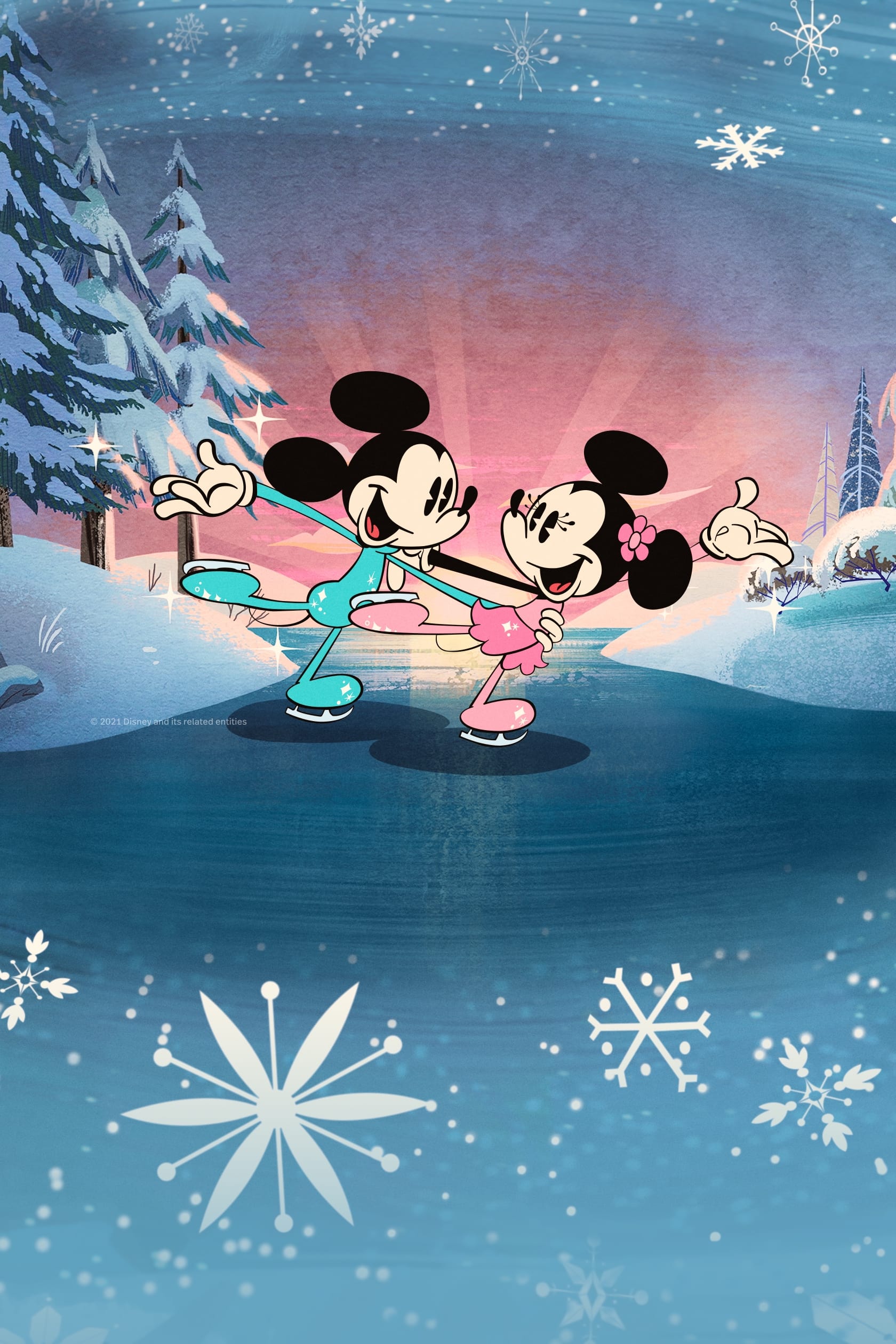 Ein wunderbarer Winter mit Micky Maus