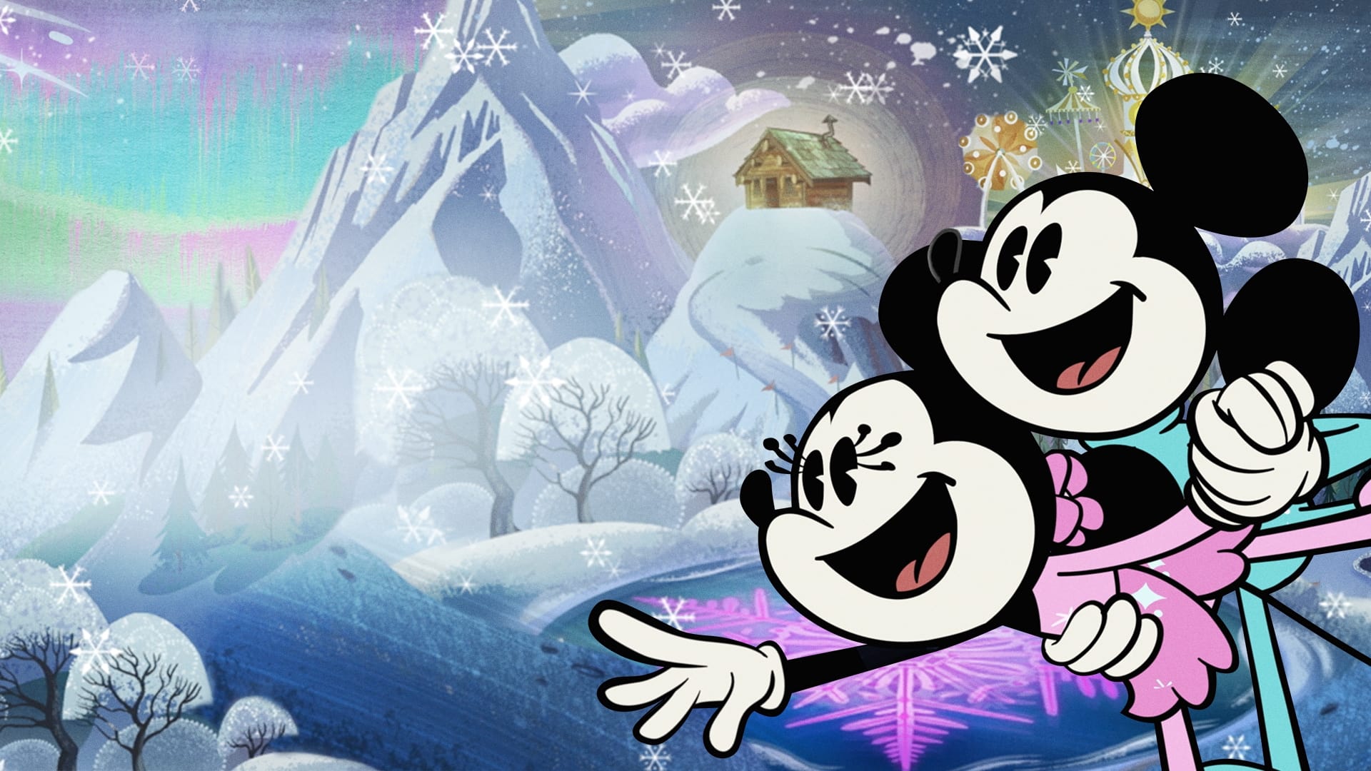 Ein wunderbarer Winter mit Micky Maus