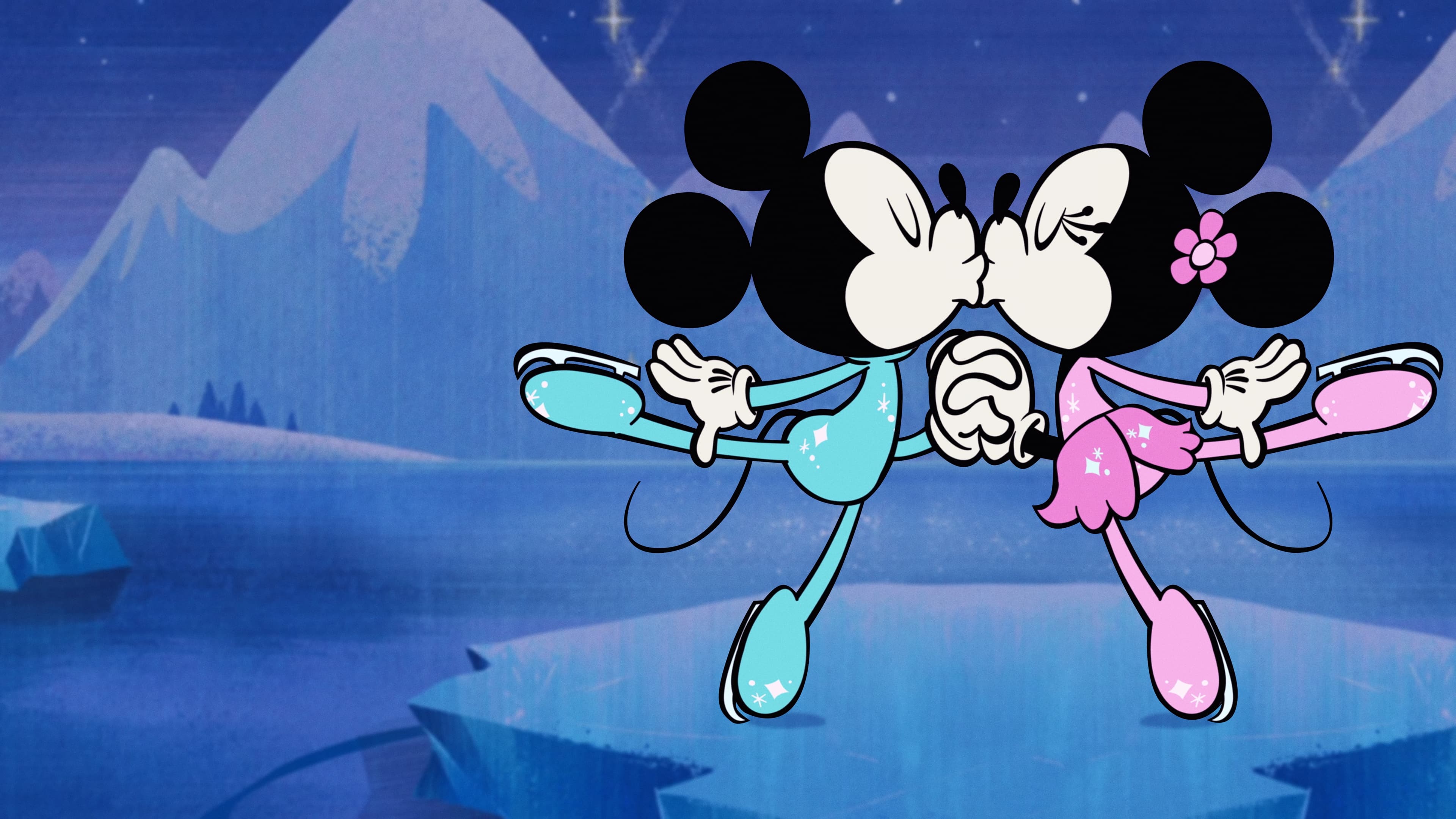 Ein wunderbarer Winter mit Micky Maus