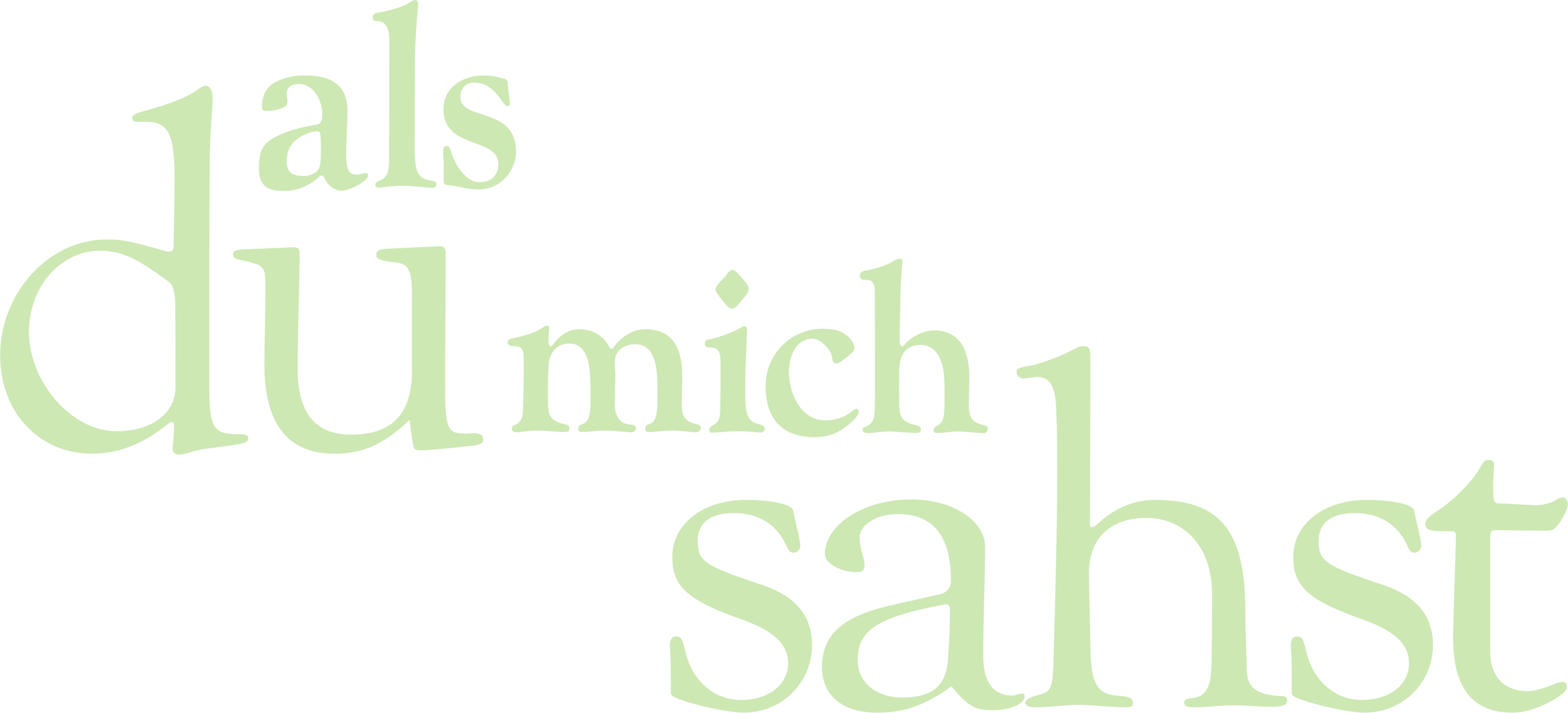 Als du mich sahst