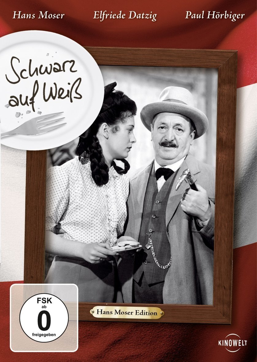 Schwarz auf weiß