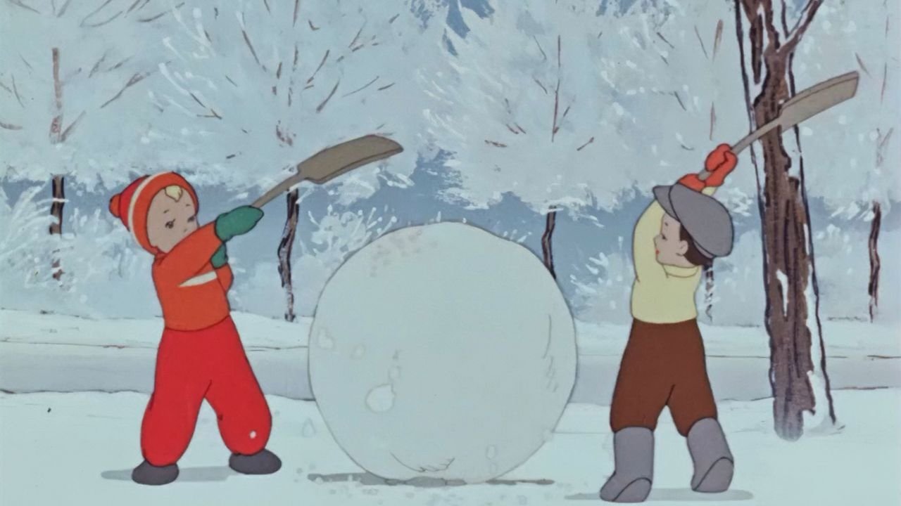 Der Schneemann als Briefträger