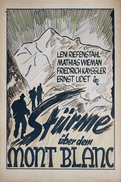 Stürme über dem Mont Blanc