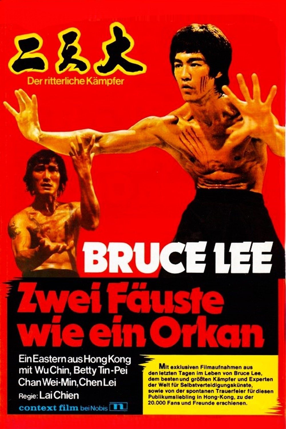 Zwei Fäuste wie ein Orkan
