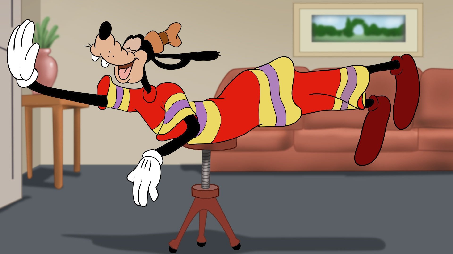 Goofy's Schwimmschule