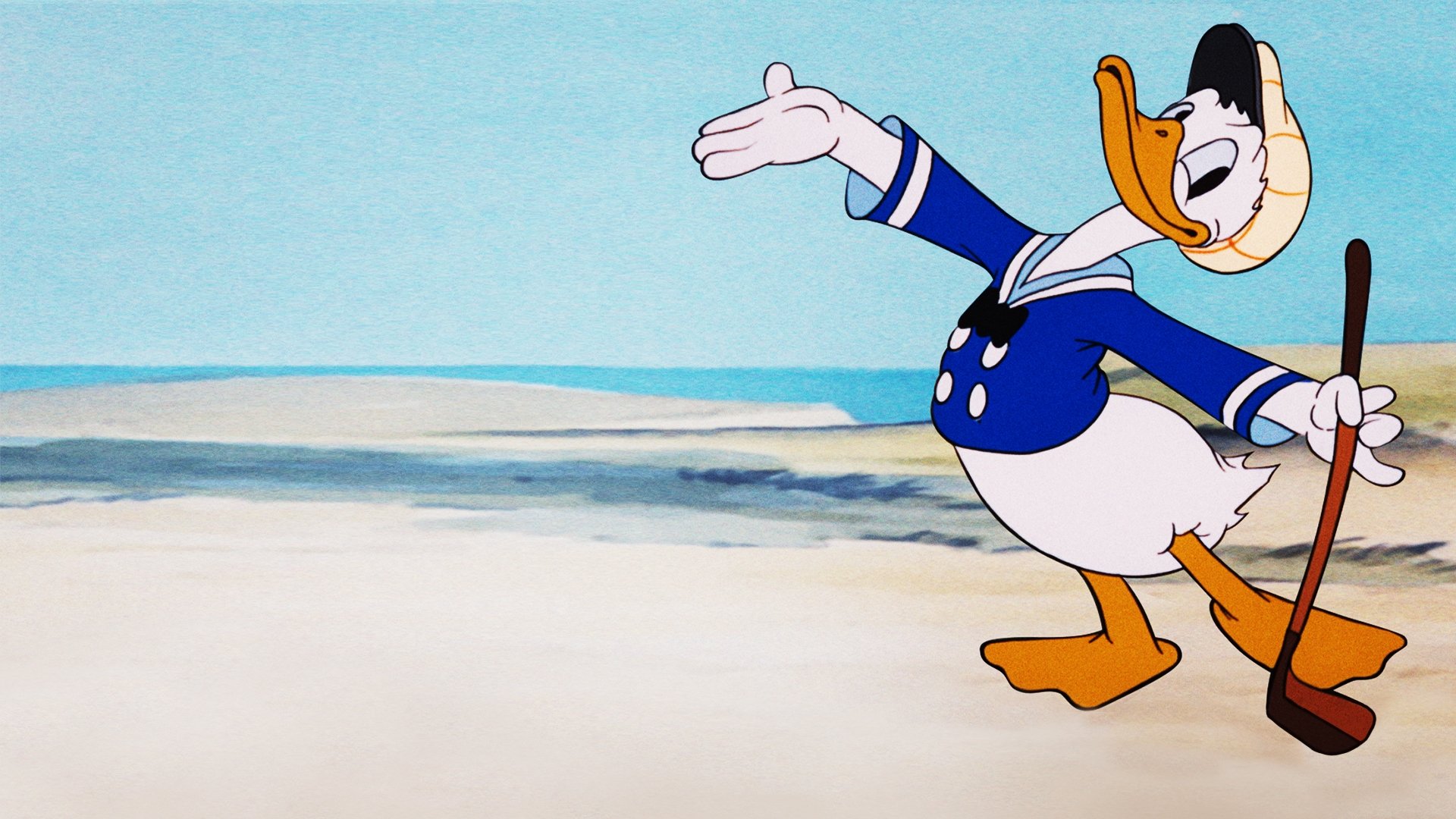 Donald spielt Golf