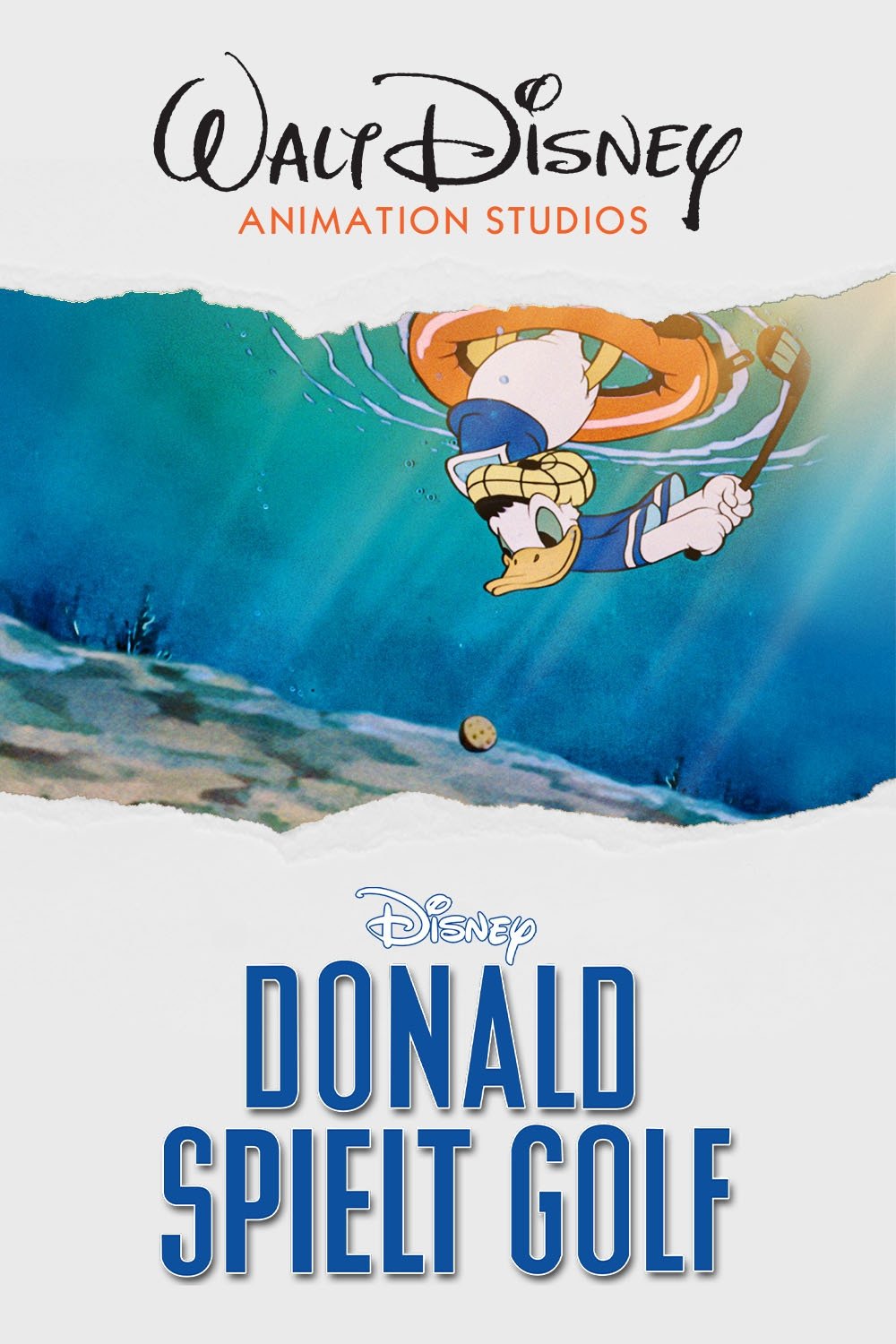 Donald spielt Golf