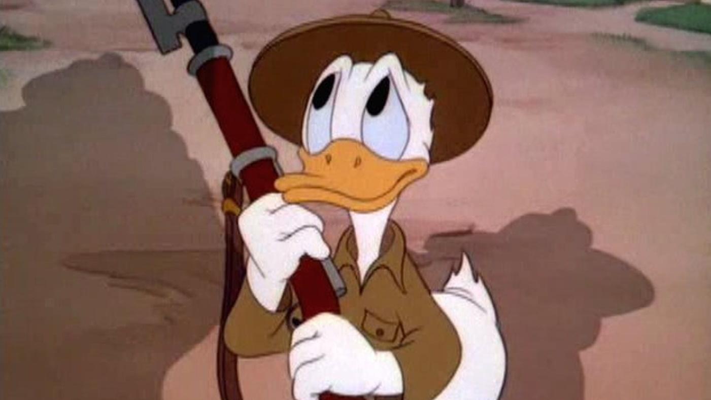 Donald in Uniform