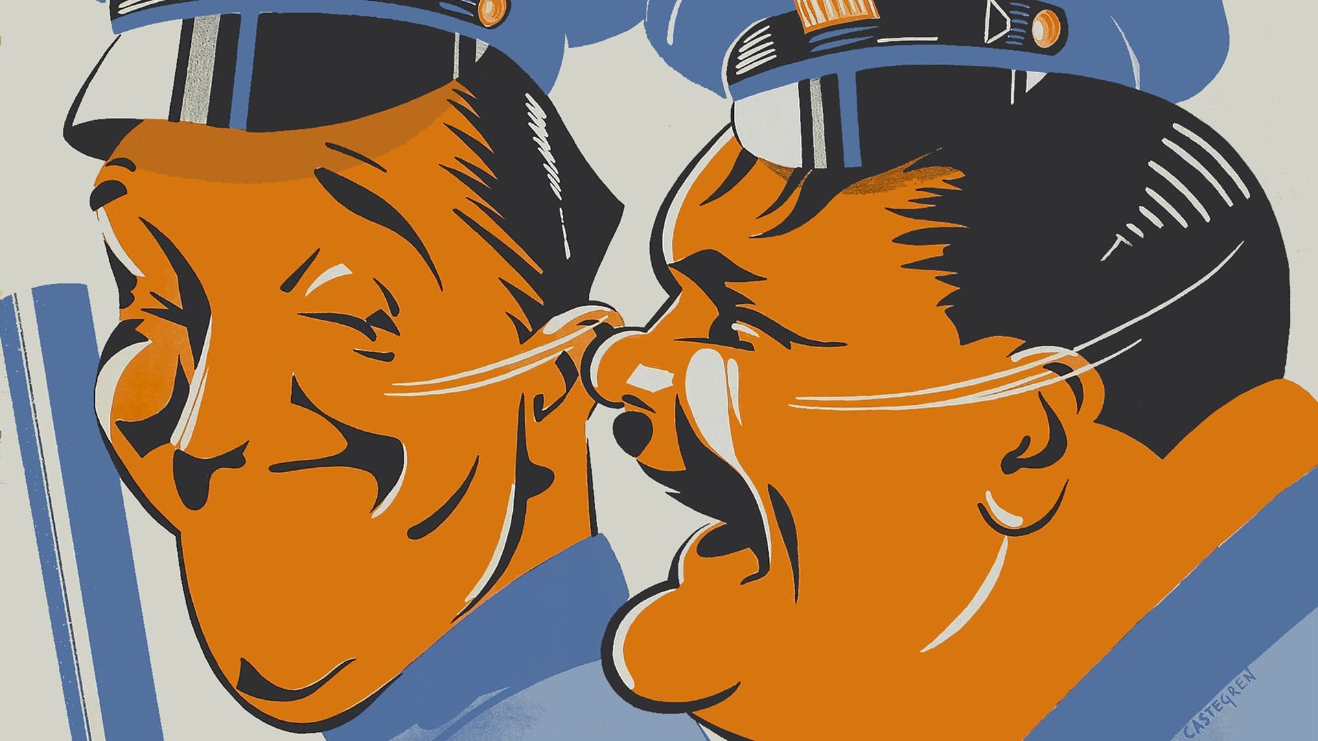 Dick und Doof als Polizisten