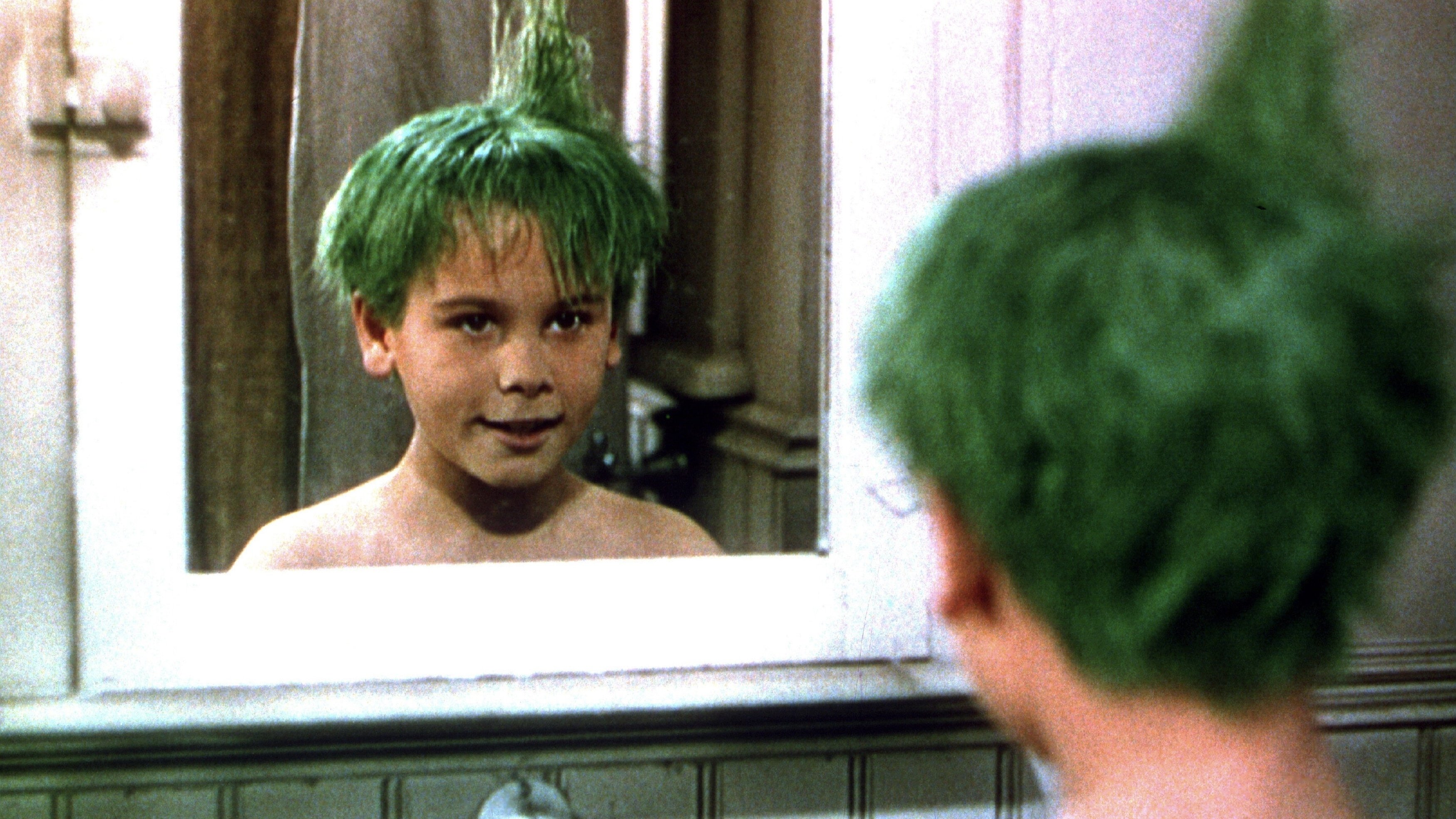 Der Junge mit den grünen Haaren