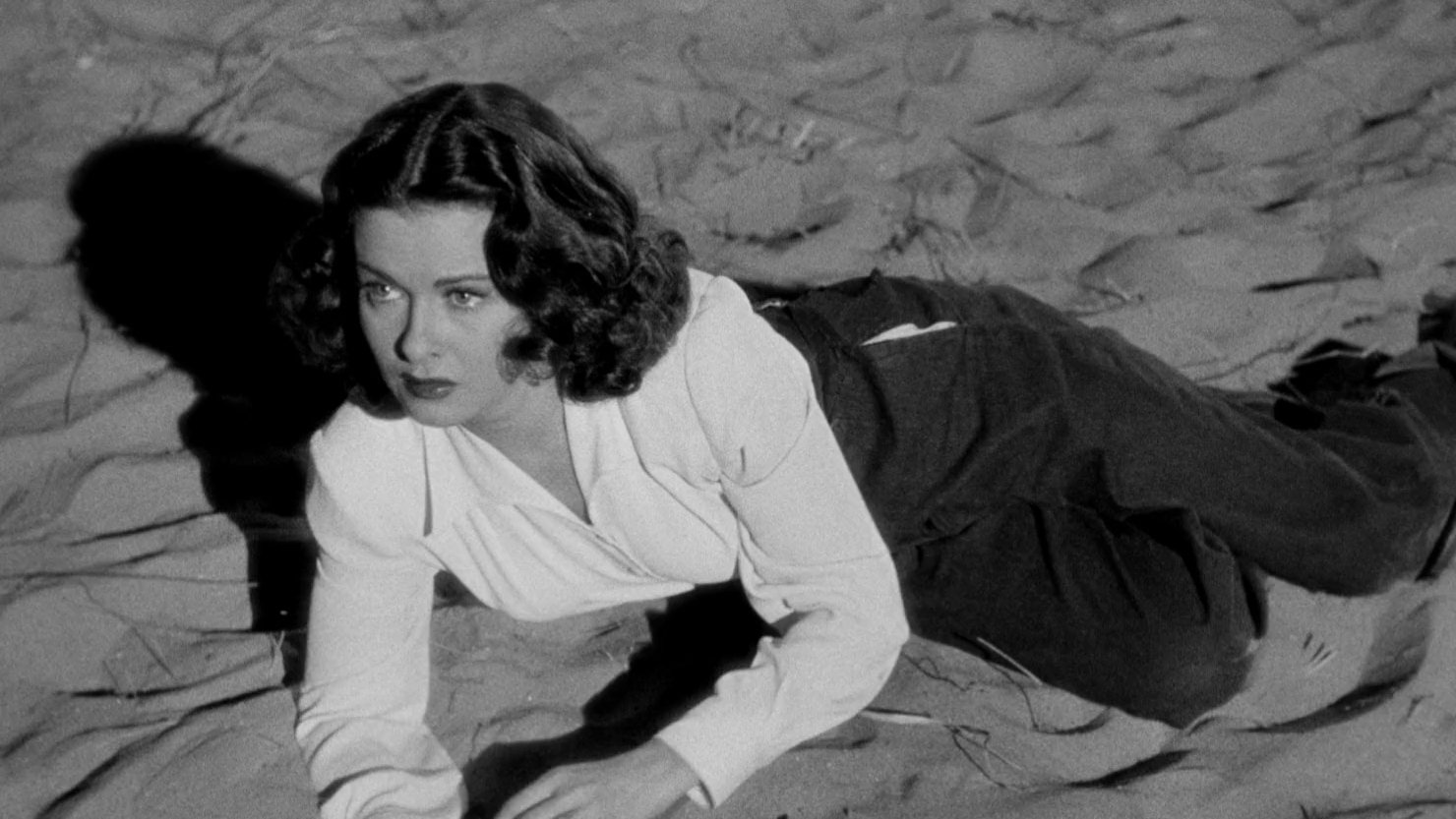 Die Frau am Strand
