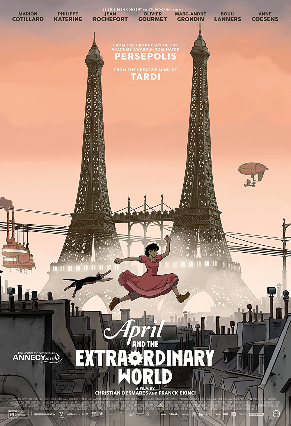 Filmbeschreibung zu April und die au?ergew?hnliche Welt