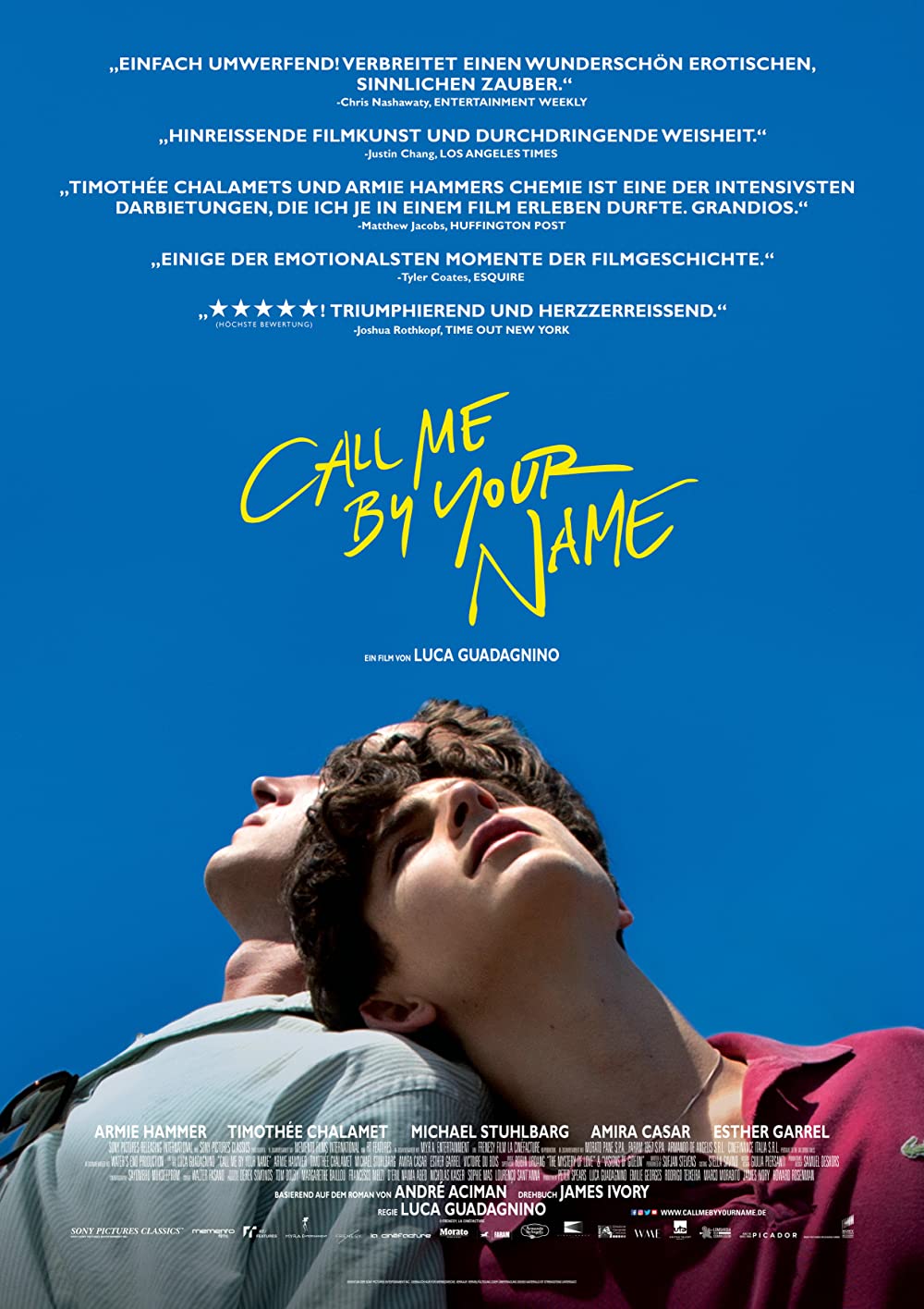 Filmbeschreibung zu Call Me by Your Name