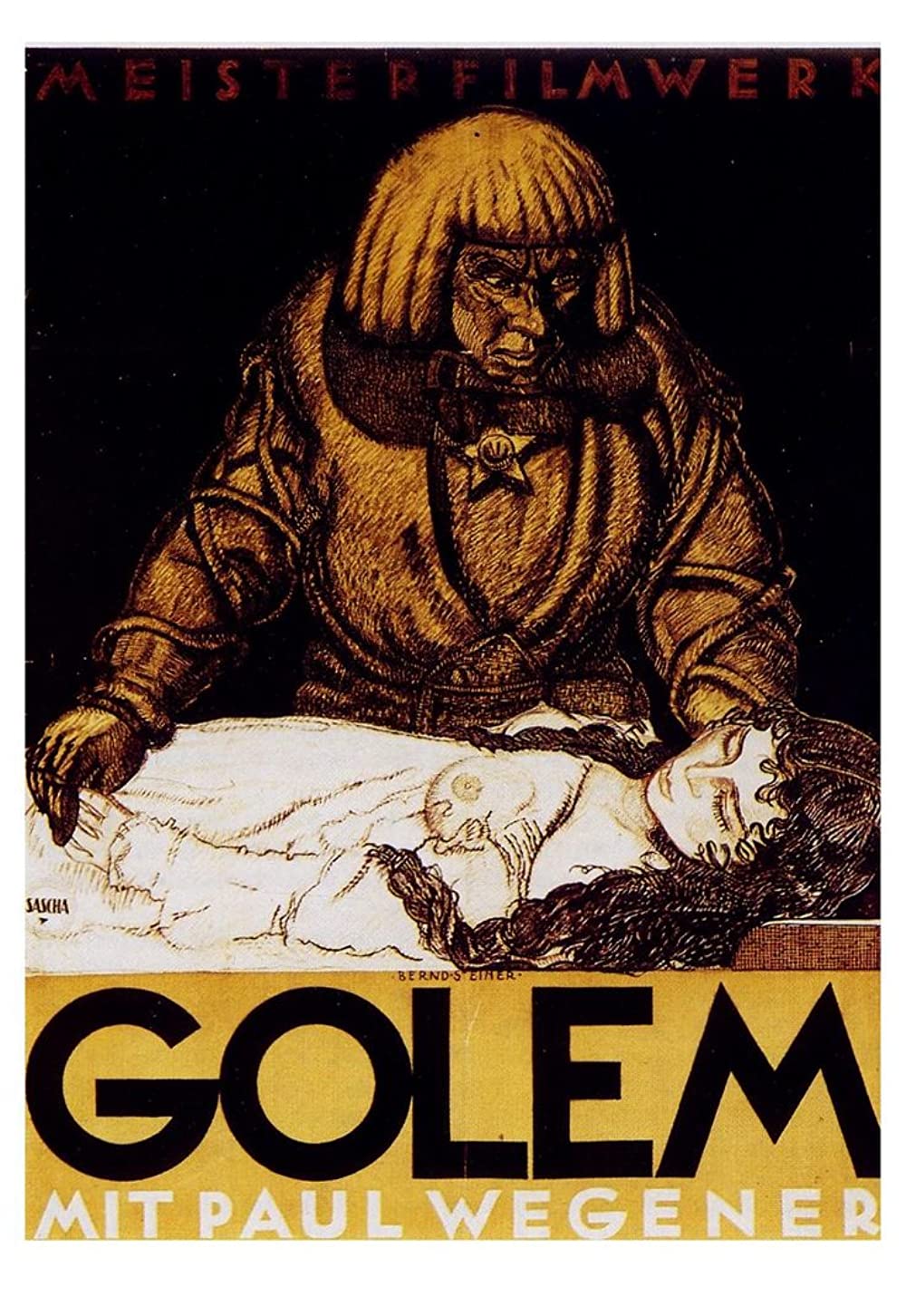 Filmbeschreibung zu Der Golem, wie er in die Welt kam