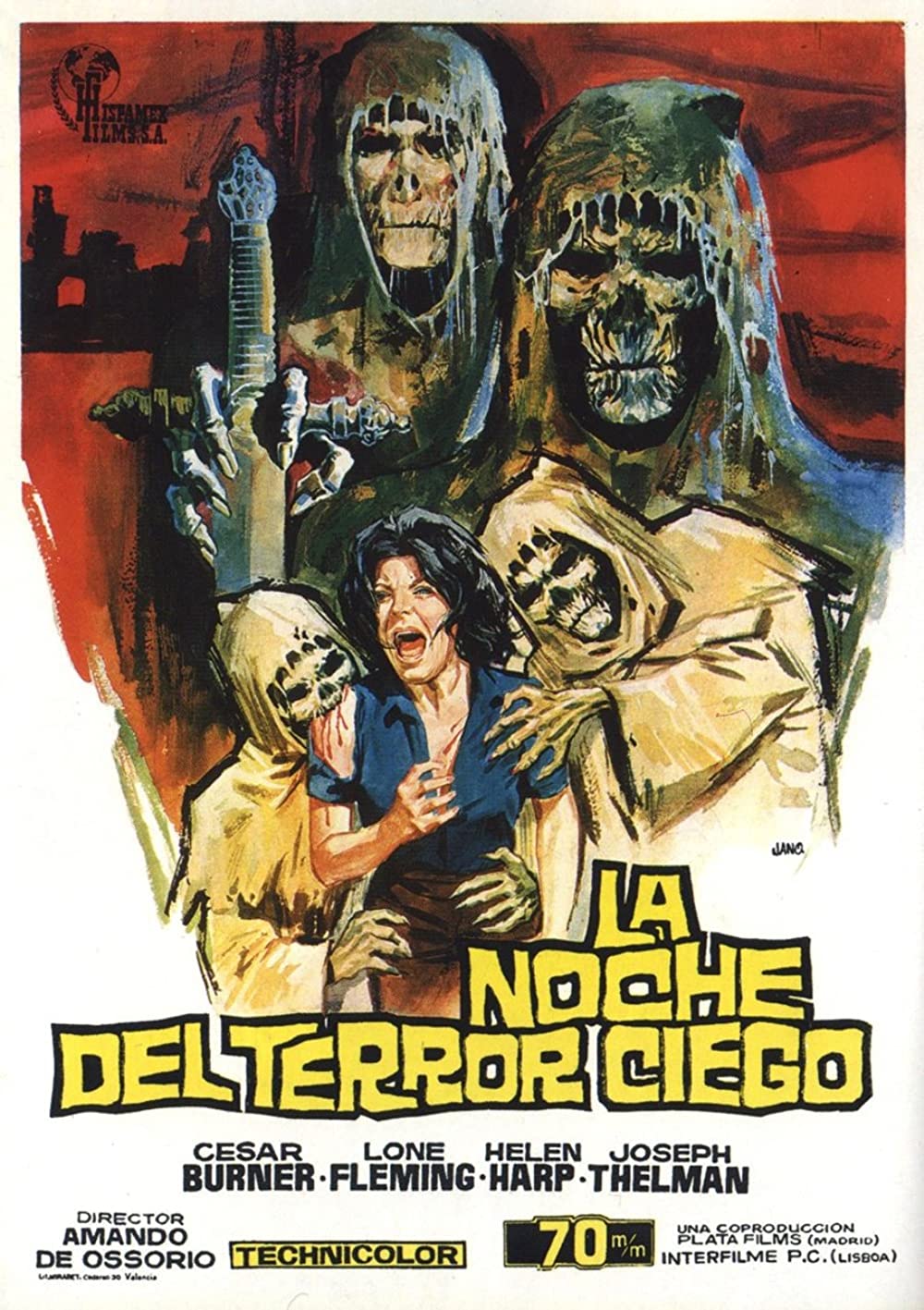 Filmbeschreibung zu La noche del terror ciego
