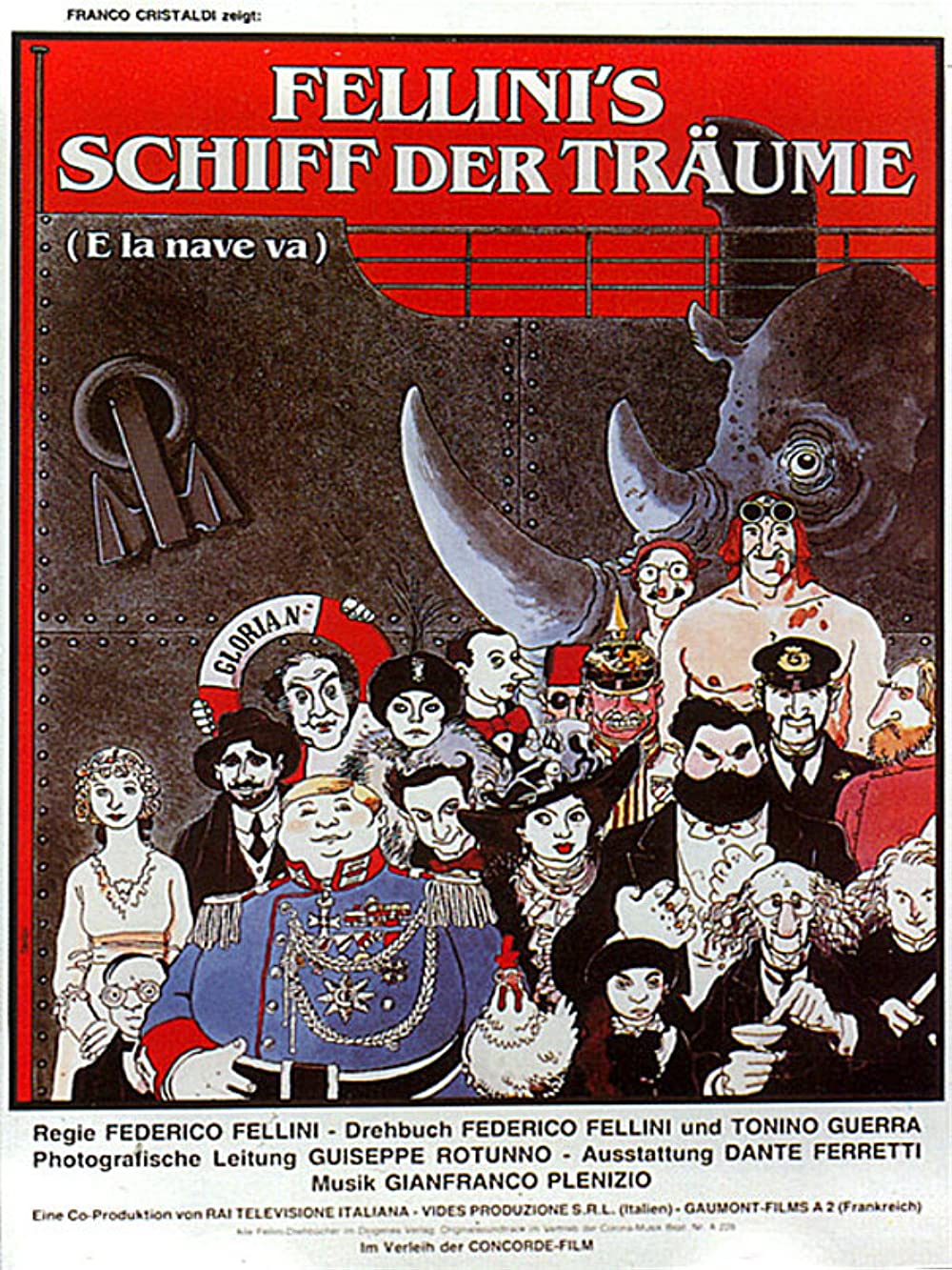 Filmbeschreibung zu Fellinis Schiff der Tr?ume