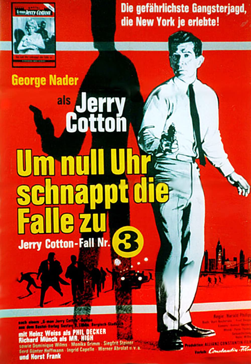 Filmbeschreibung zu Jerry Cotton - Um Null Uhr schnappt die Falle zu