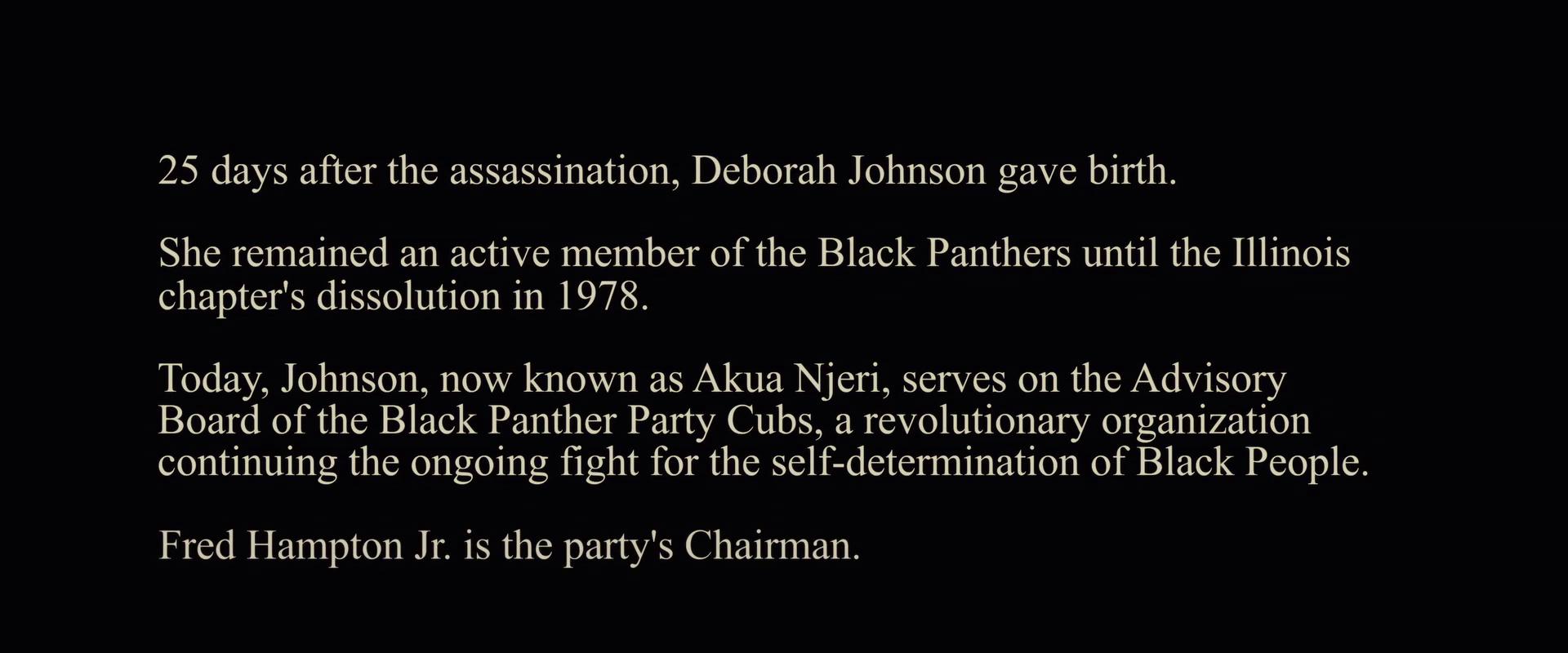 Judas and the Black Messiah