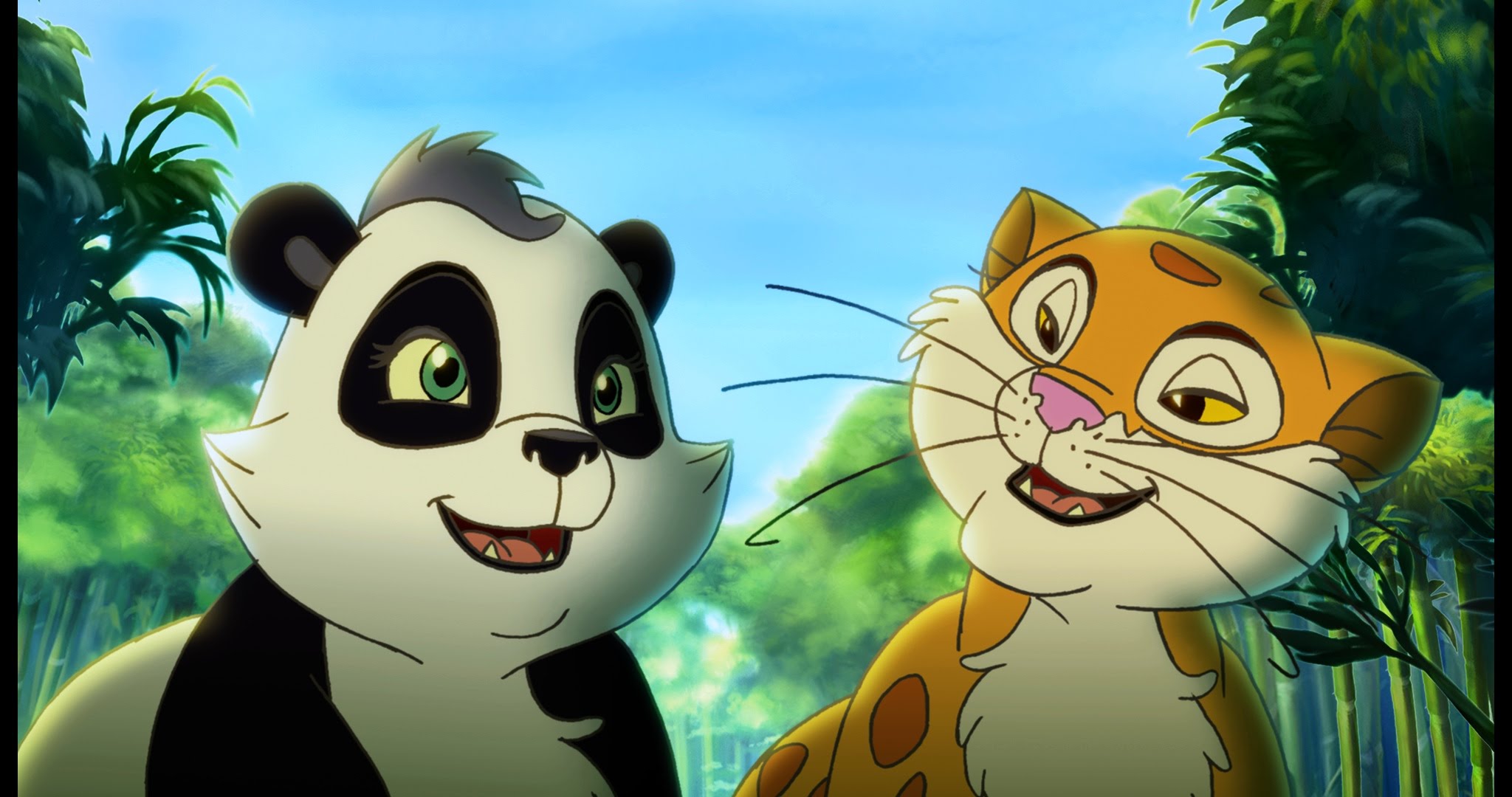 Kleiner starker Panda