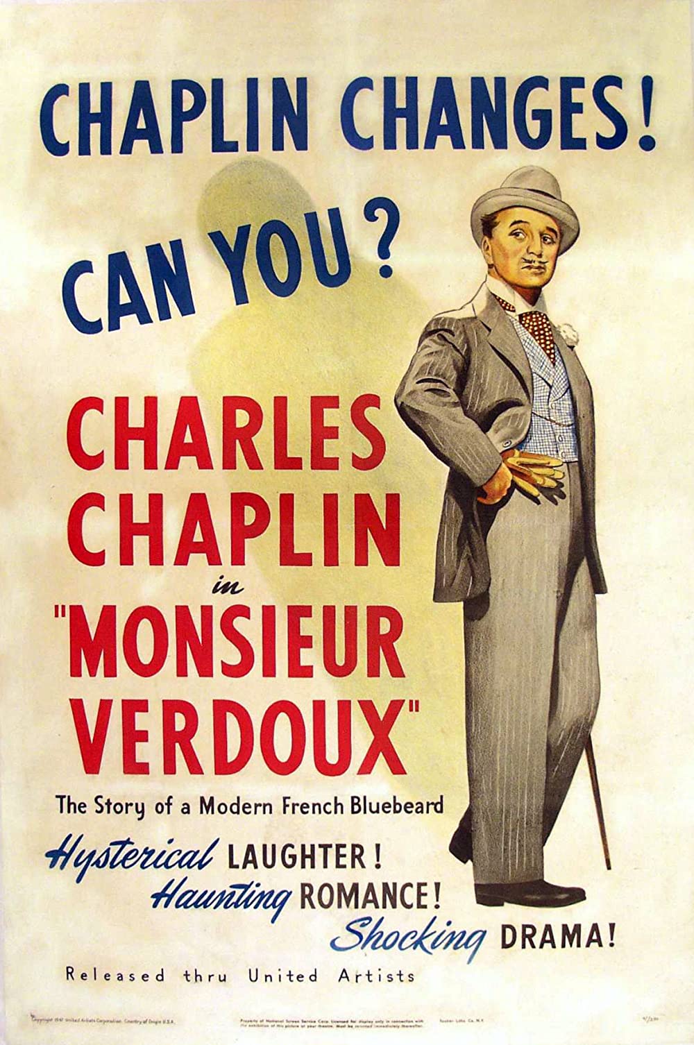 Filmbeschreibung zu Monsieur Verdoux - Der Frauenm?rder von Paris