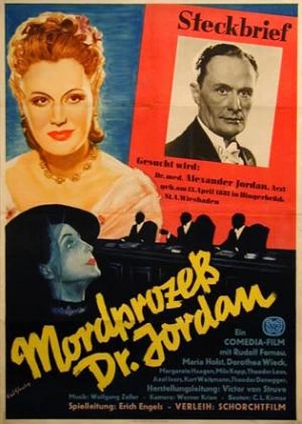 Filmbeschreibung zu Mordprozess Dr. Jordan