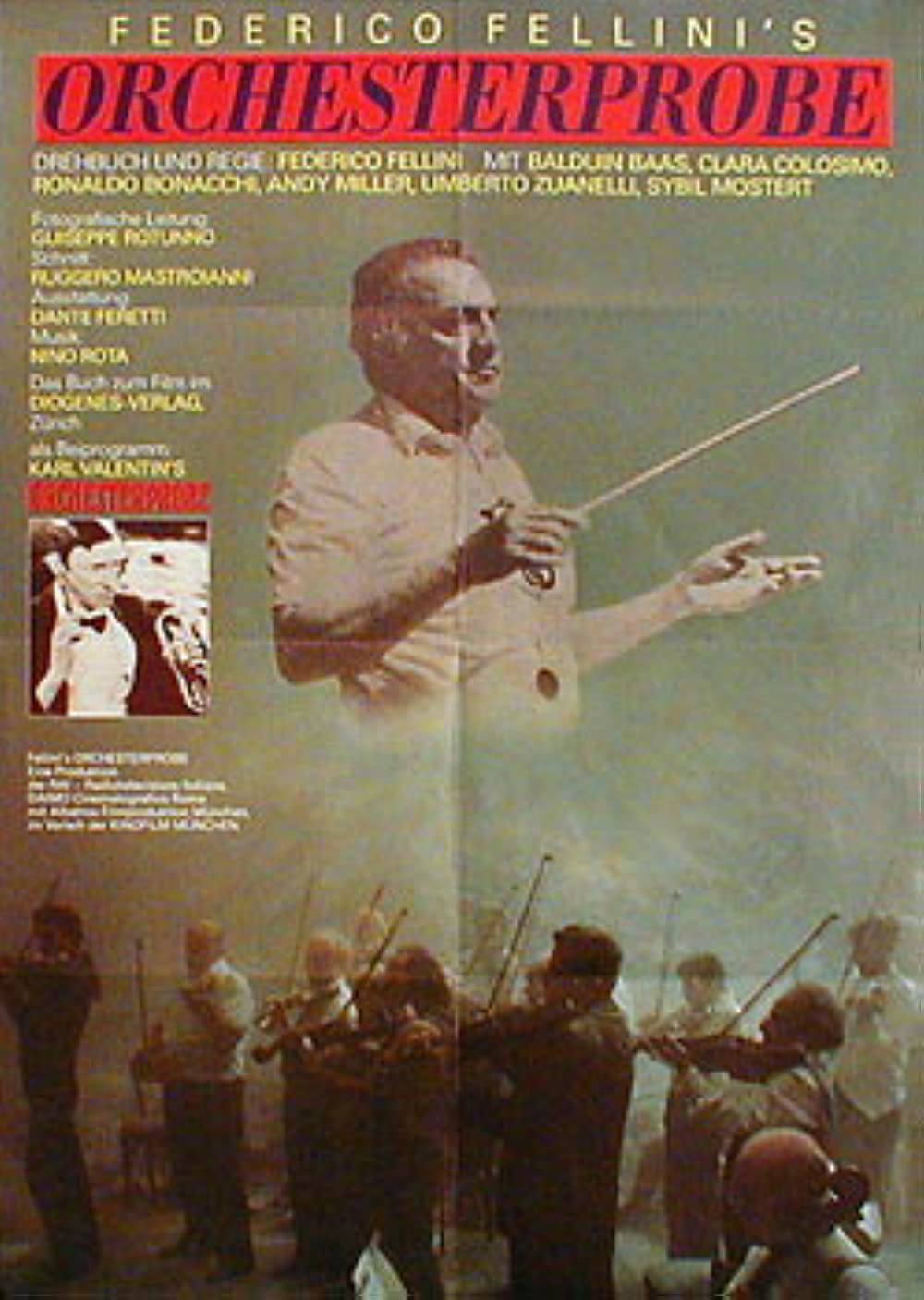Filmbeschreibung zu Orchesterprobe