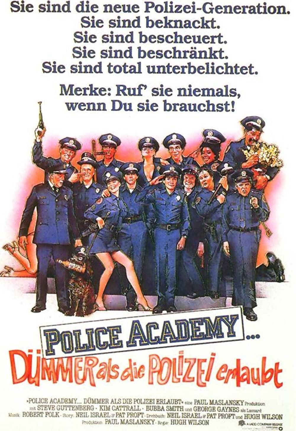 Filmbeschreibung zu Police Academy 1 - D?mmer als die Polizei erlaubt