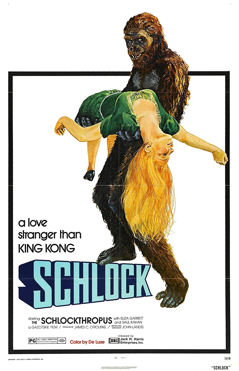 Filmbeschreibung zu Schlock, das Bananenmonster