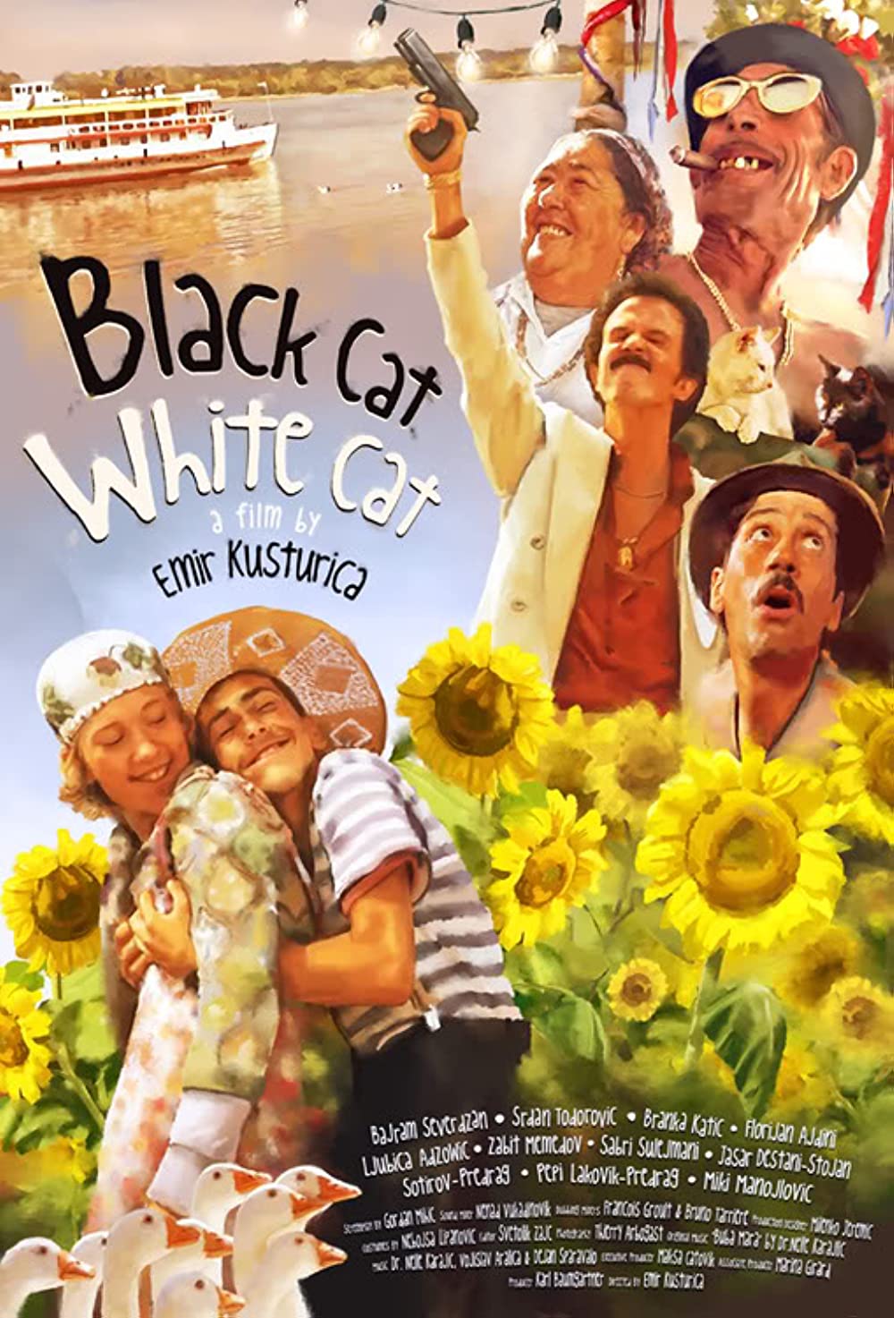 Filmbeschreibung zu Schwarze Katze, wei?er Kater