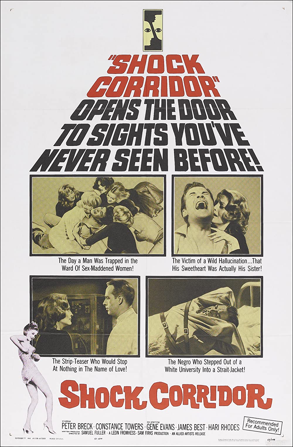Filmbeschreibung zu Shock Corridor (OV)