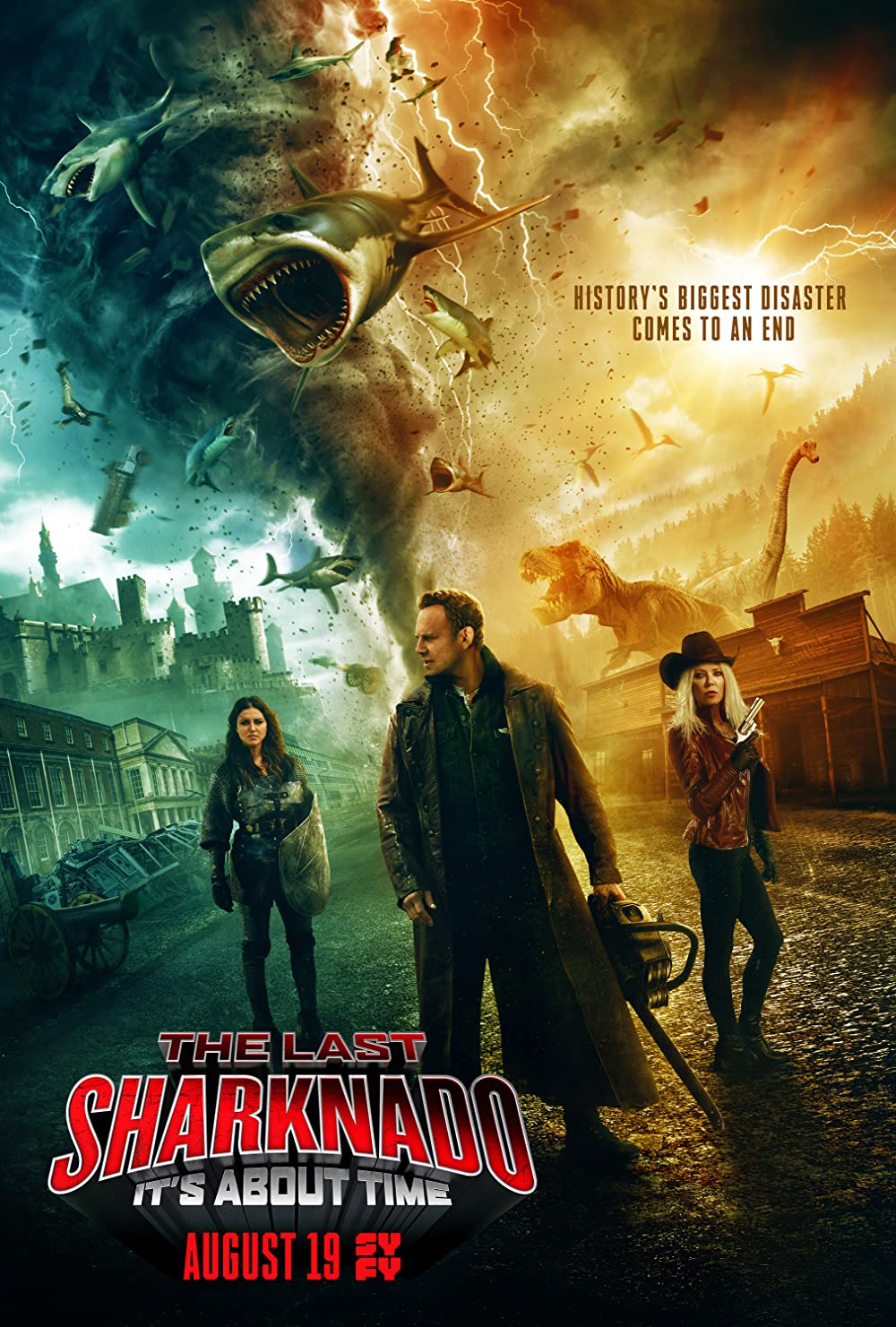 Filmbeschreibung zu The Last Sharknado: It's About Time