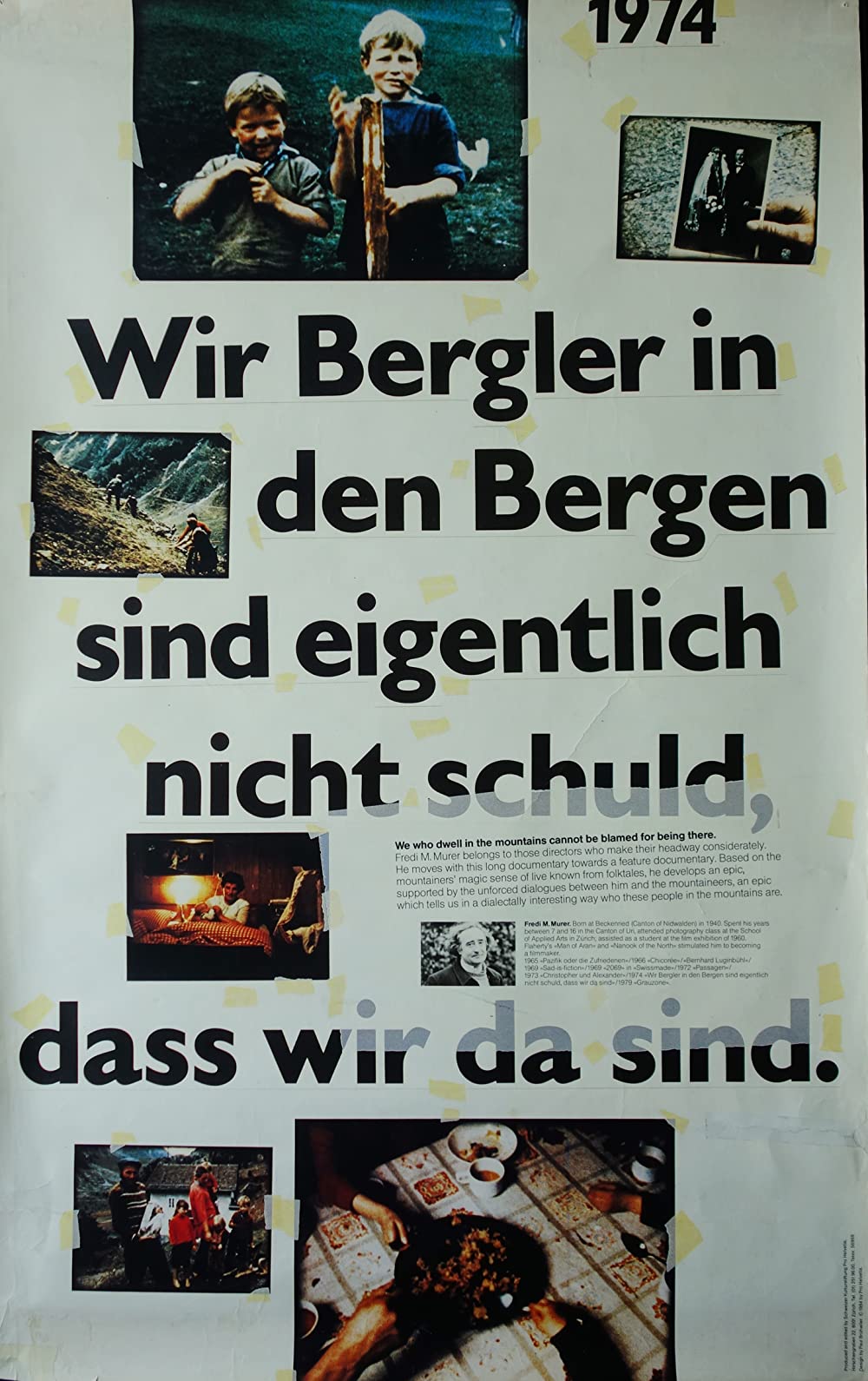 Filmbeschreibung zu Wir Bergler in den Bergen sind eigentlich nicht schuld, da? wir da sind (OV)