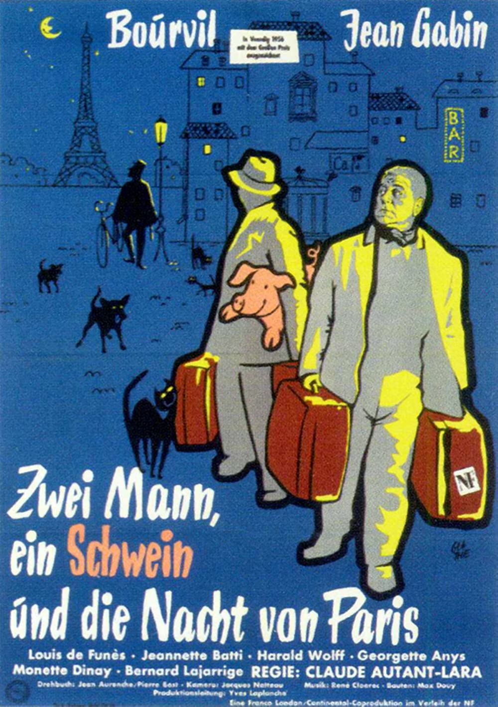 Filmbeschreibung zu Zwei Mann, ein Schwein und die Nacht von Paris