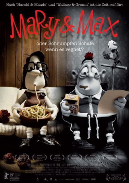 Filmbeschreibung zu Mary & Max, oder: Schrumpfen Schafe, wenn es regnet?